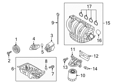 2022 Ford EcoSport Engine Parts, Mounts, Cylinder Head & Valves, Camshaft & Timing, Oil Pan, Oil Pump, Crankshaft & Bearings, Pistons, Rings & Bearings, Variable Valve Timing Diagram 1