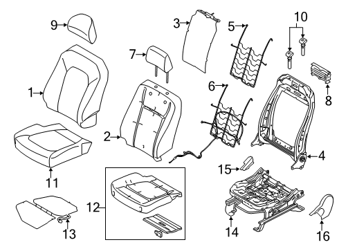 1985 Lincoln Mark VII ELEMENT Diagram for JL3Z-14D696-A