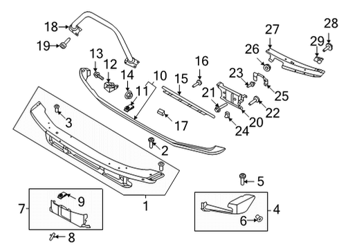 2022 Ford Bronco RETAINER Diagram for LC3Z-17C756-A