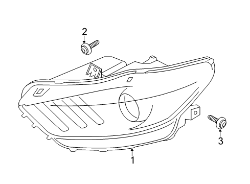 2021 Ford Mustang Headlamps Diagram 2