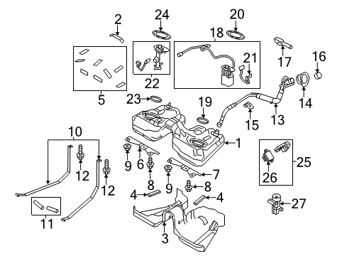 1985 Mercury Topaz Pedal Diagram for CR3Z-9F836-E