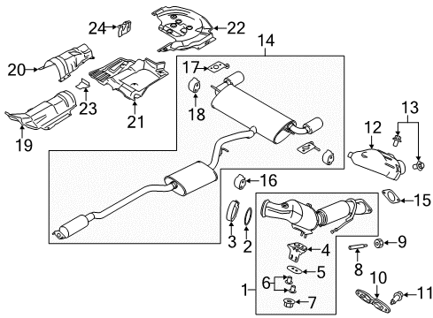 GASKET Diagram for CV6Z-9450-E
