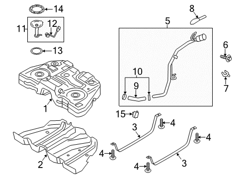 2020 Ford Fusion Fuel System Components Diagram 2