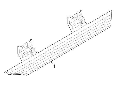 2022 Ford E-Transit Running Board Diagram