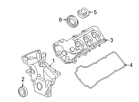 2020 Lincoln Continental Valve & Timing Covers Diagram 3