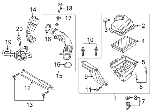 2020 Lincoln Nautilus Filters Diagram 1