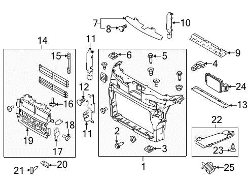 1999 Ford Ranger DEFLECTOR - AIR Diagram for FB5Z-8310-G