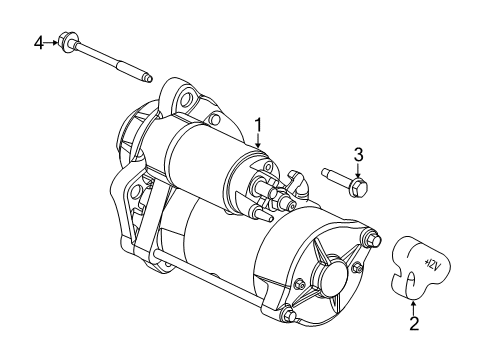 2020 Ford F-350 Super Duty Starter Diagram 2
