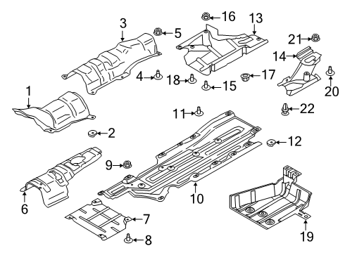 2020 Ford SSV Plug-In Hybrid Front Floor Diagram 2