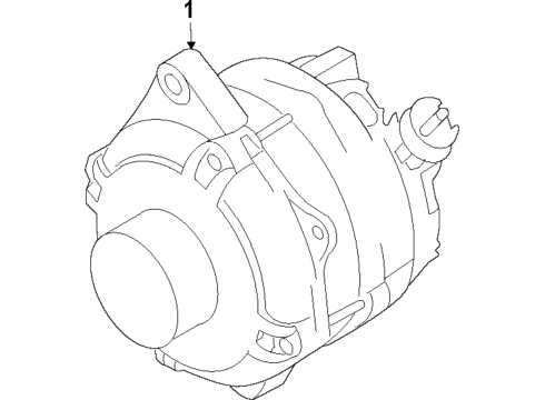 2020 Ford F-150 Alternator Diagram 1