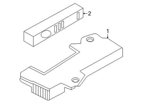 2023 Ford Maverick ACTUATOR ASY Diagram for NZ6Z-14A626-AA
