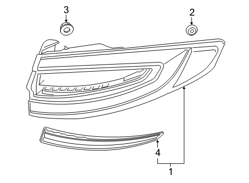 2020 Ford SSV Plug-In Hybrid Tail Lamps Diagram