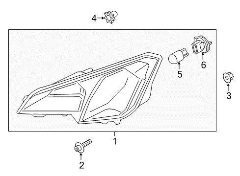2022 Ford EcoSport Bulbs Diagram 4