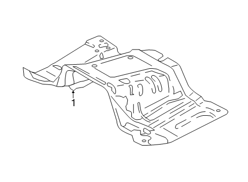 2020 Lincoln Navigator Heat & Sound Insulators Diagram