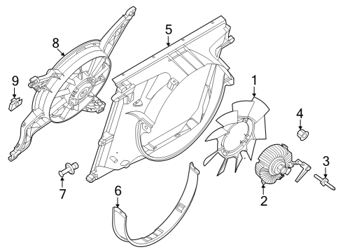 2024 Ford F-350 Super Duty Cooling Fan Diagram 3