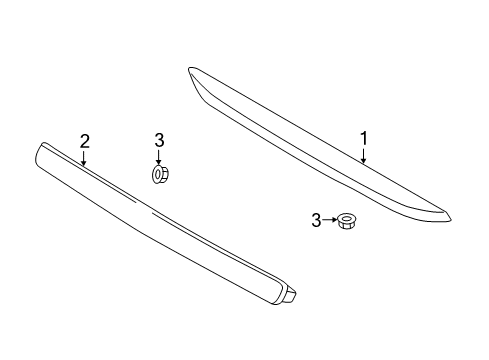 2021 Ford Mustang High Mount Lamps Diagram