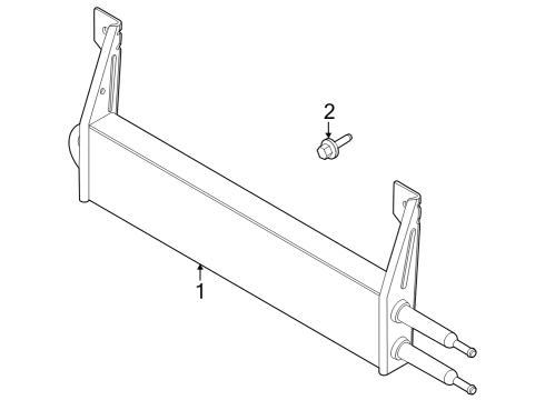 2023 Ford F-250 Super Duty Power Steering Oil Cooler Diagram 2