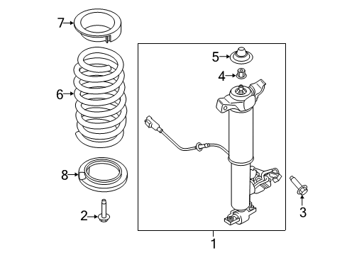 2020 Lincoln Continental Shocks & Components - Rear Diagram 2
