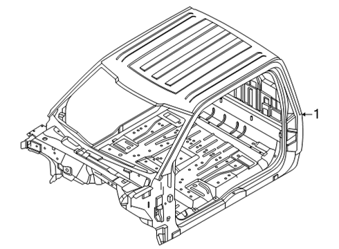 2020 Ford F-150 Cab Assembly Diagram 5