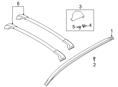 2020 Ford Escape Luggage Carrier Diagram