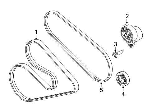 2020 Ford F-150 Belts & Pulleys Diagram 4