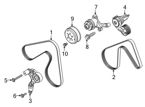 2020 Ford F-150 Belts & Pulleys Diagram 2