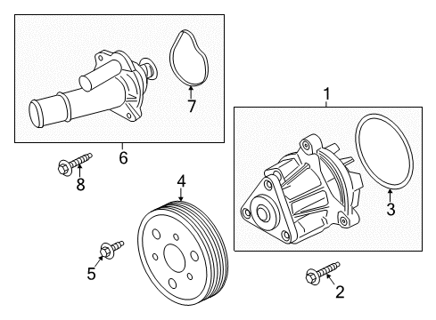 2021 Ford Mustang Water Pump Diagram 1