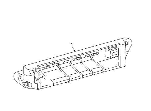 2022 Lincoln Navigator Front Console, Rear Console Diagram 3
