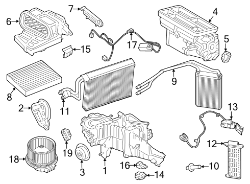 2023 Ford F-250 Super Duty Automatic Temperature Controls Diagram 2
