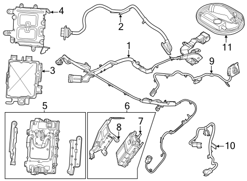 2021 Lincoln Aviator BRACKET Diagram for L1MZ-14B303-A