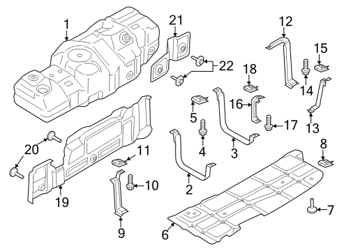 2024 Ford F-250 Super Duty Fuel System Components Diagram 4