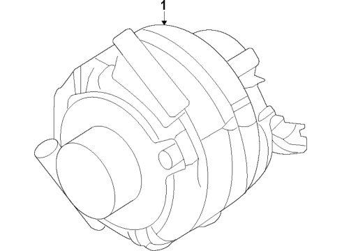 2020 Ford Transit Connect Alternator Diagram 1