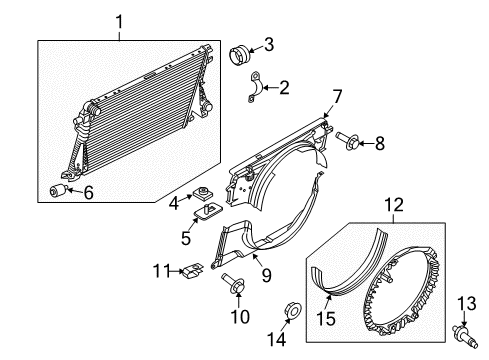 1985 Lincoln Continental Stud Diagram for BC3Z-00814-D