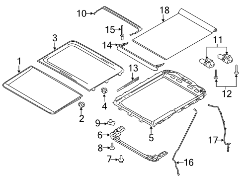 2022 Ford F-150 Sunroof Diagram 2