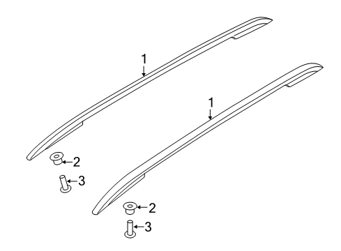 2022 Ford Edge Luggage Carrier Diagram 2