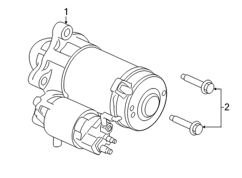 2021 Ford F-150 Starter Diagram 3