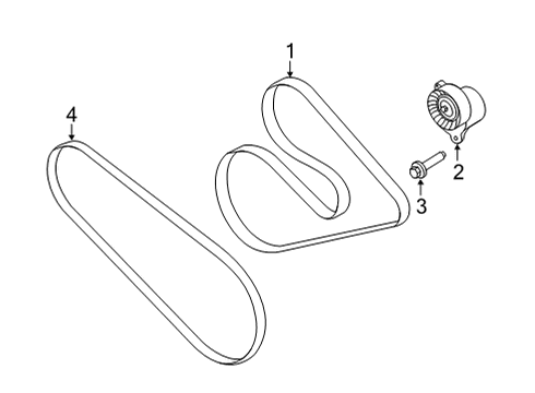 2022 Ford Transit 350 Belts & Pulleys Diagram 4