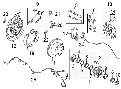 2013 Ford F-250 Super Duty ROTOR ASY - BRAKE Diagram for PC3Z-2C026-A