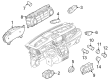 Diagram for Ford E-Transit Instrument Cluster - NK4Z-10849-AF