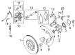 Diagram for Ford ABS Sensor - LV6Z-2C190-A