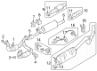Diagram for Ford E-350/E-350 Super Duty Exhaust Hanger - LC3Z-5E269-A