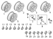 Diagram for Ford F-350 Super Duty Wheel Stud - HCPZ-1012-B