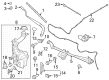 Diagram for Ford Mustang Wiper Blade - FR3Z-17528-AA