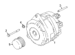 Diagram for Lincoln Navigator Alternator Pulley - NL3Z-10344-A