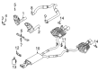 Diagram for Lincoln Aviator Catalytic Converter - M1MZ-5E213-Z