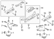 Diagram for Ford Mustang Engine Mount - BR3Z-6031-C
