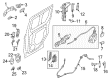 Diagram for Ford Rear Passenger Door Handle Latch - DT1Z-61264A26-AV
