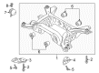 Diagram for 2020 Ford Mustang Front Cross-Member - JR3Z-5035-L