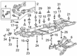 Diagram for Ford Expedition Front Cross-Member - NL1Z-5005-B