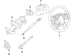 Diagram for Lincoln Navigator Steering Wheel - JL7Z-3600-AA